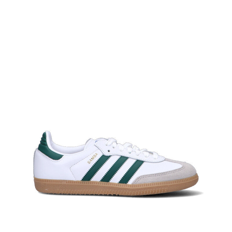 ADIDAS SAMBA OG Sneaker donna bianca/verde in pelle