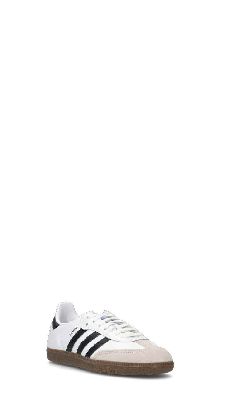 ADIDAS - SAMBA OG J Sneaker ragazzo bianca/nera in pelle