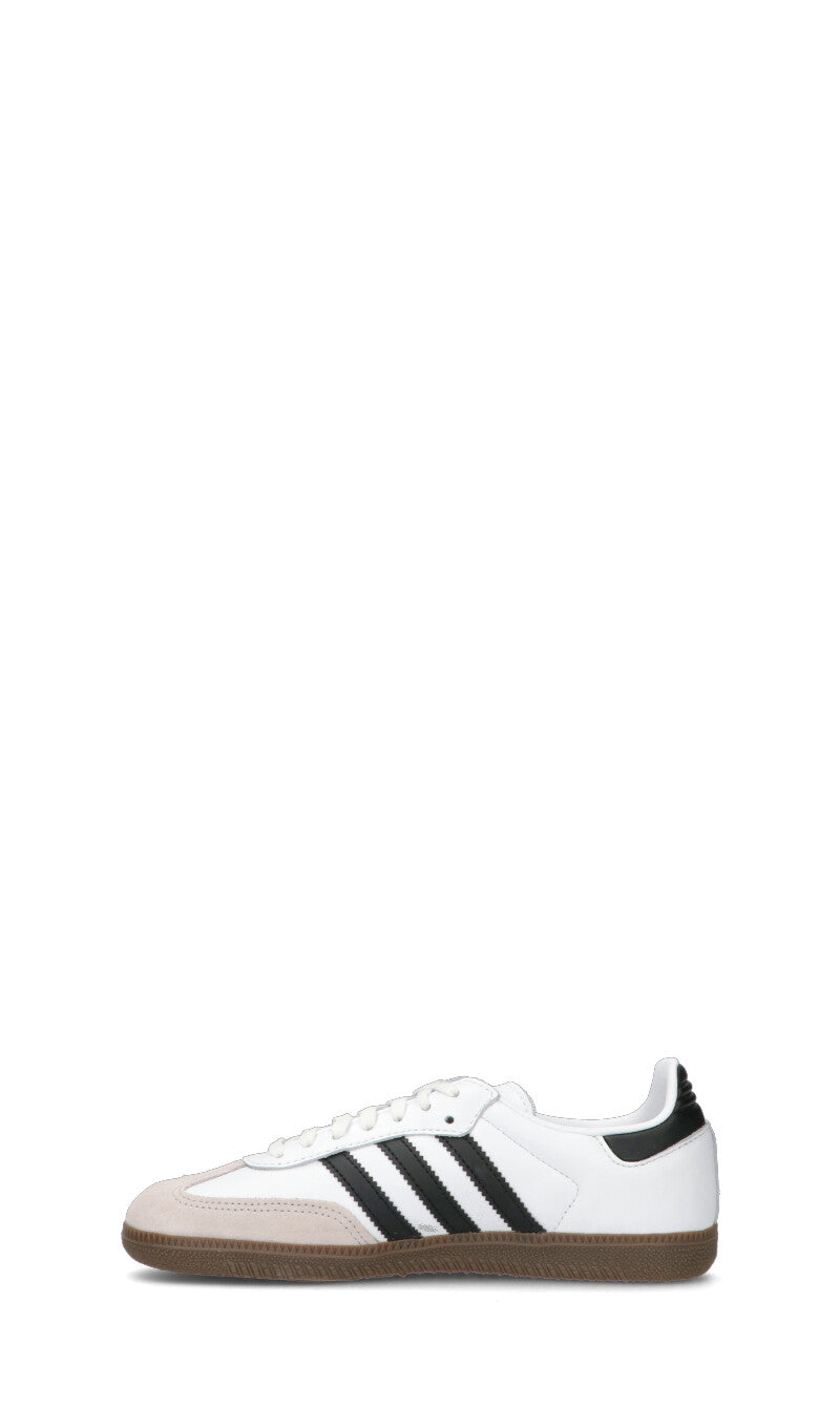 ADIDAS - SAMBA OG J Sneaker ragazzo bianca/nera in pelle