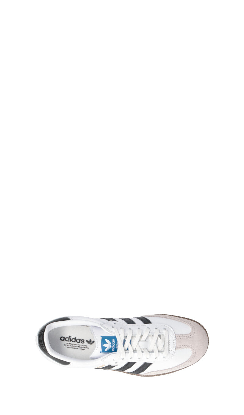 ADIDAS - SAMBA OG J Sneaker ragazzo bianca/nera in pelle