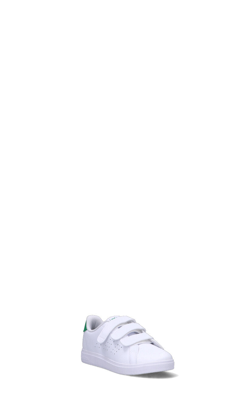 ADIDAS ADVANTAGE BASE 2.0 CF C Sneaker bimbo bianca e verde