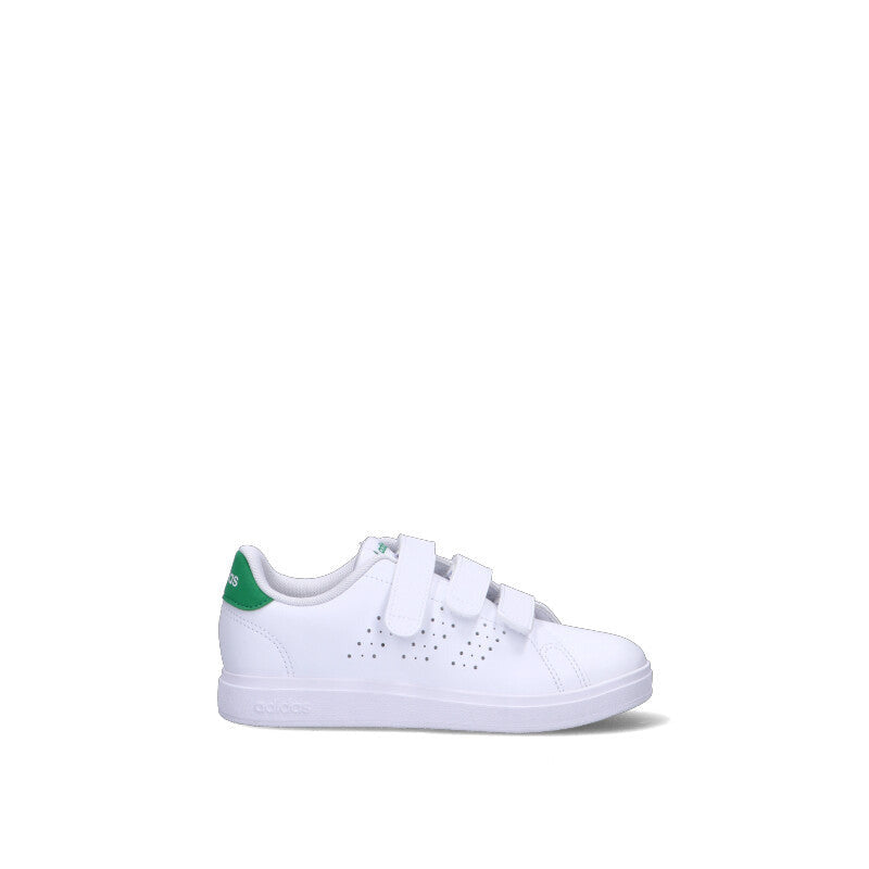 ADIDAS ADVANTAGE BASE 2.0 CF C Sneaker bimbo bianca e verde