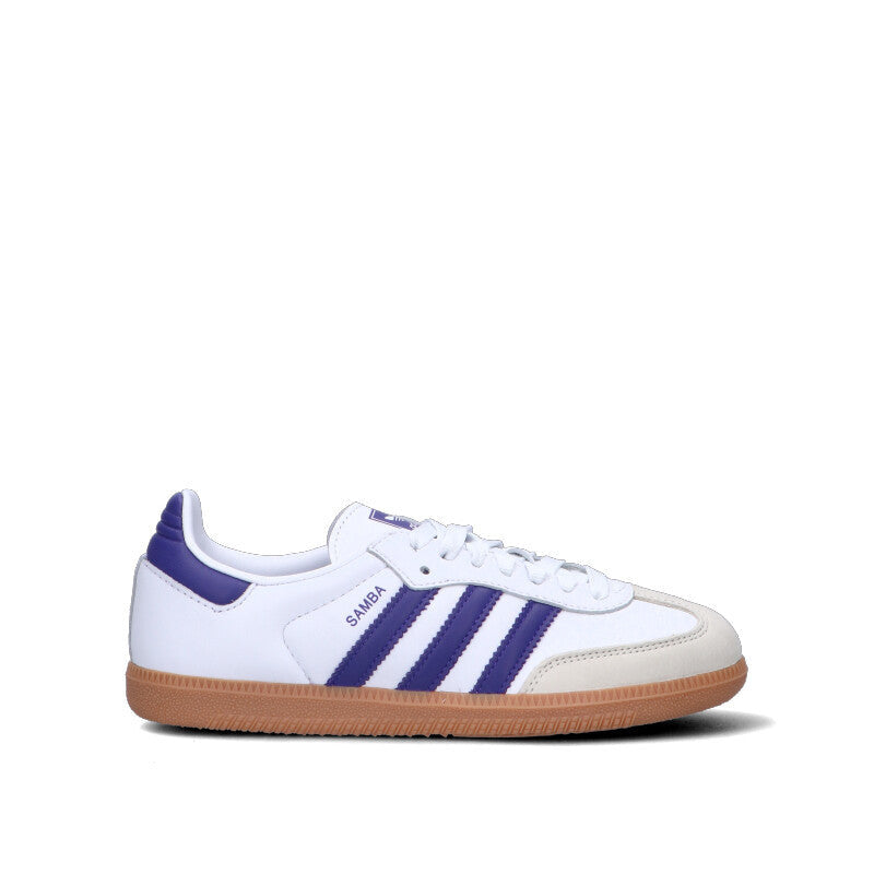 ADIDAS SAMBA OG W Sneaker donna bianca/azzurra in pelle