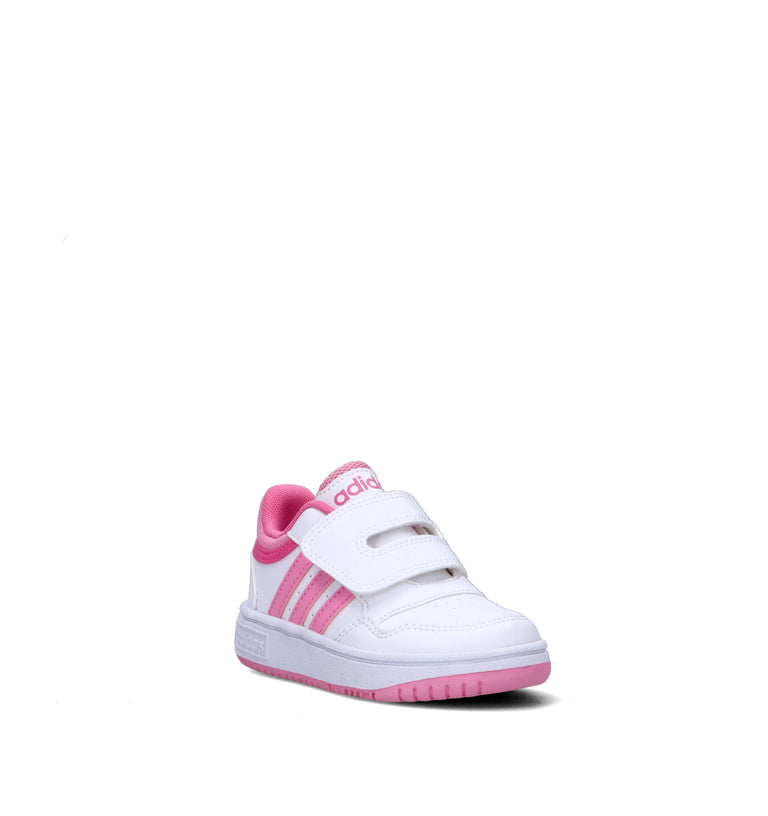 ADIDAS HOOPS 3.0 CF I Sneaker bimba bianca/rosa