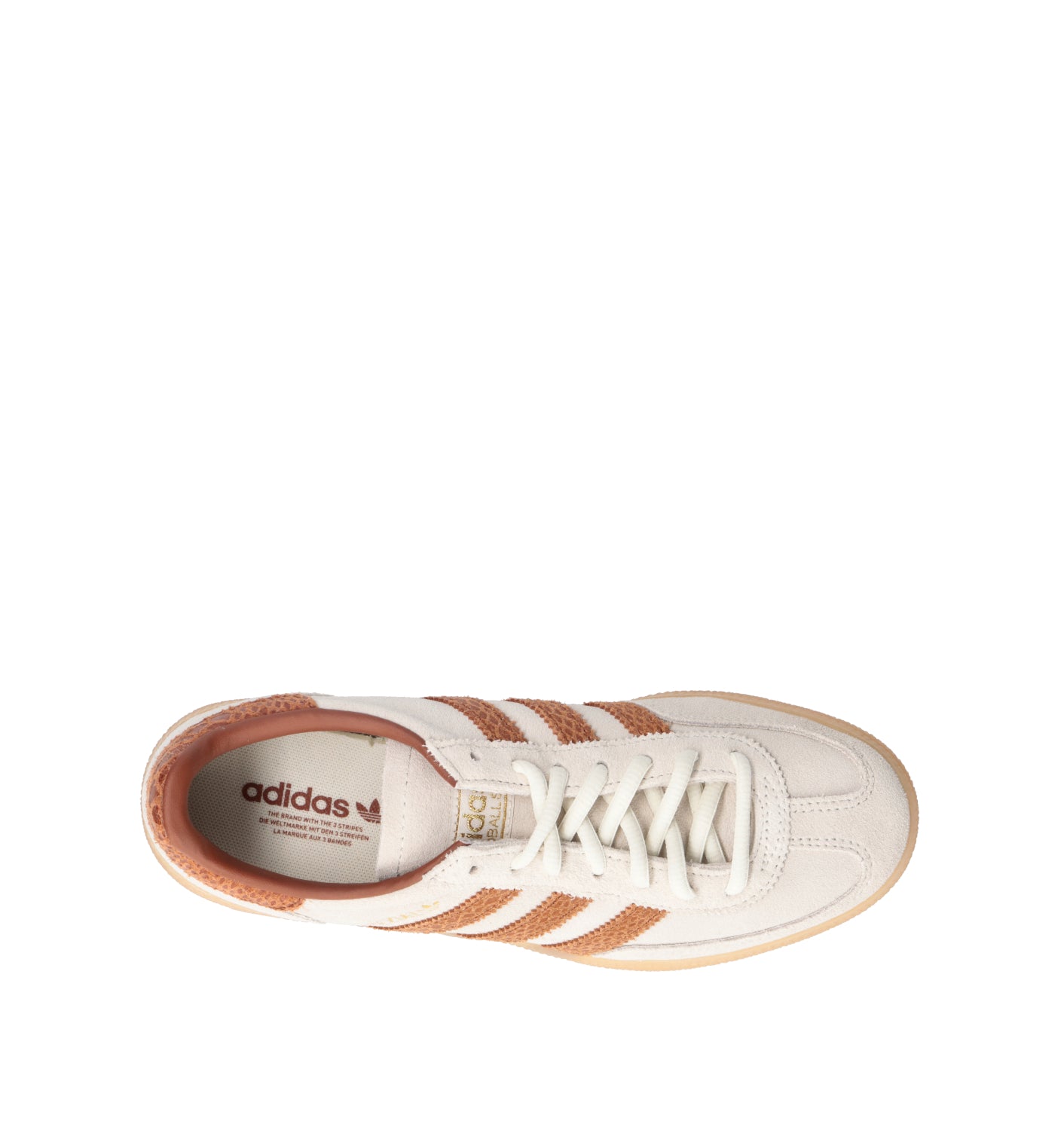 ADIDAS HANDBALL SPEZIAL W Sneaker donna bianca in suede