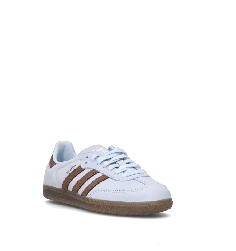ADIDAS SAMBA OG W Sneaker donna azzurra in nabuk