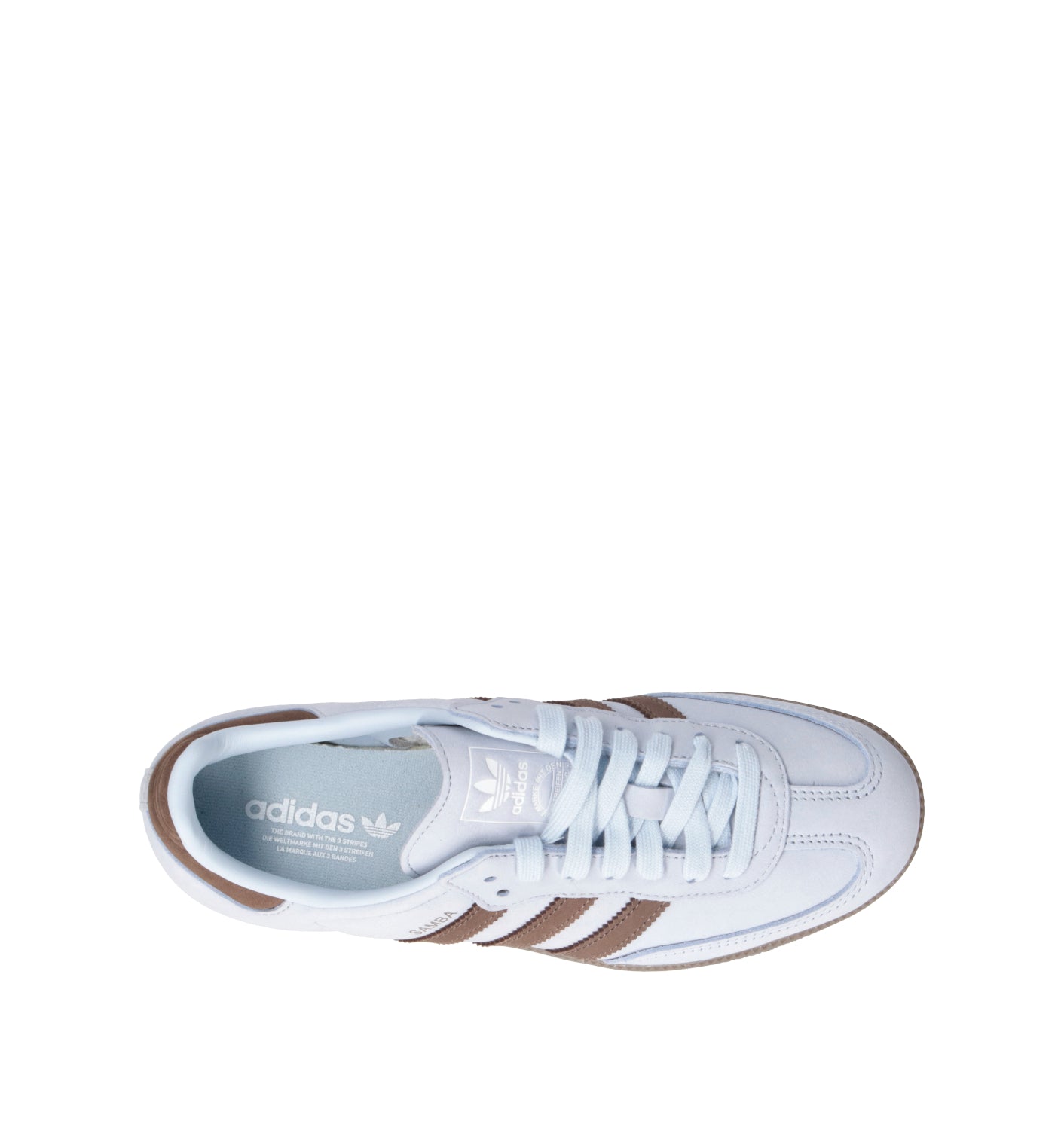 ADIDAS SAMBA OG W Sneaker donna azzurra in nabuk