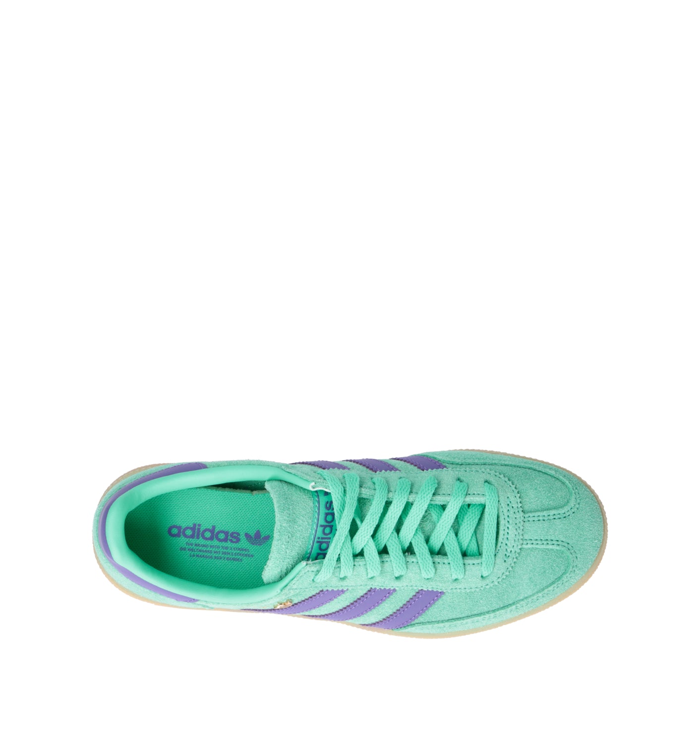 ADIDAS HANDBALL SPEZIAL W Sneaker donna verde/viola in suede