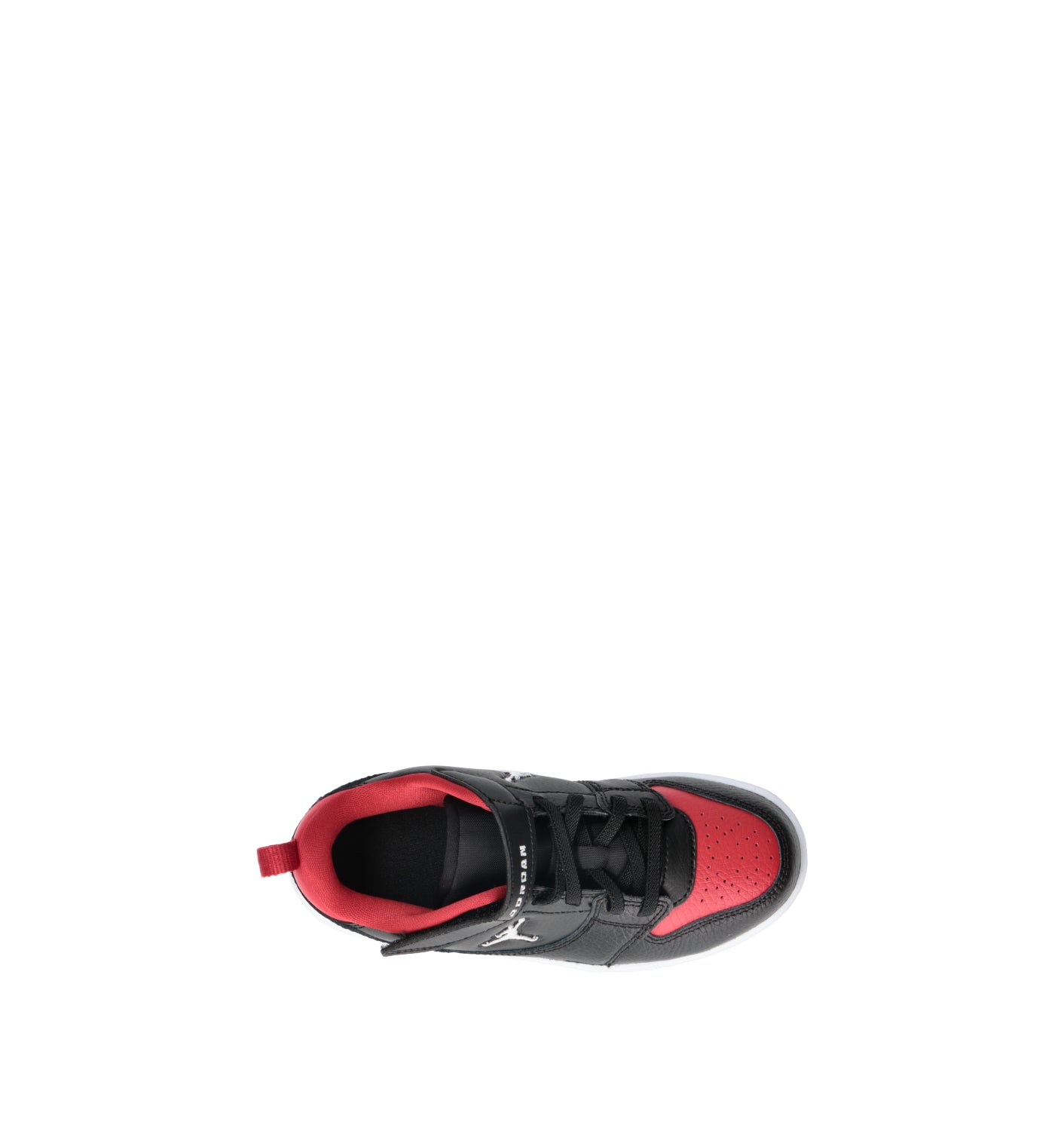 NIKE JORDAN COURT CONNECT LOW (PS) Sneaker bimbo nera/rossa