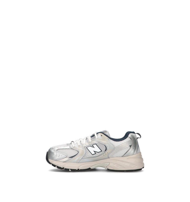 NEW BALANCE 530 Sneaker bimbi argento