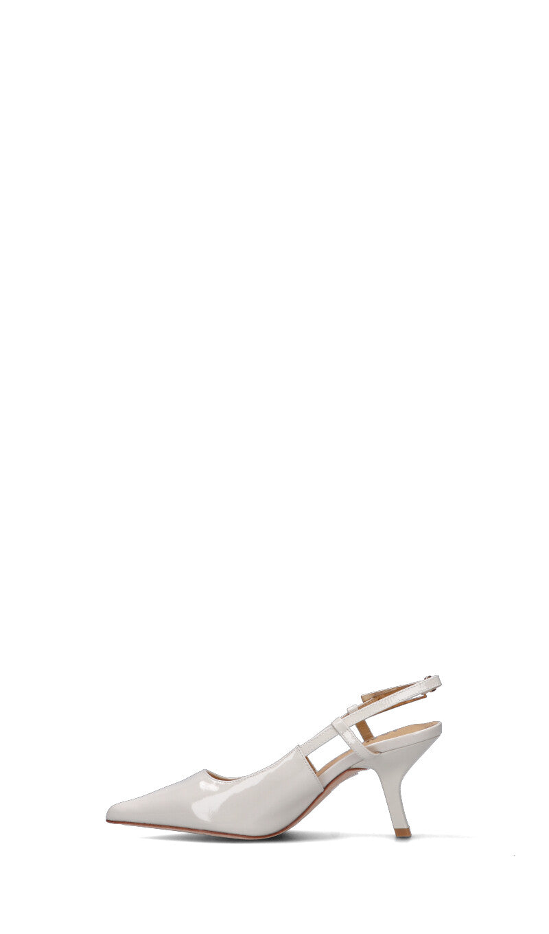 JANET&JANET Slingback donna beige in pelle
