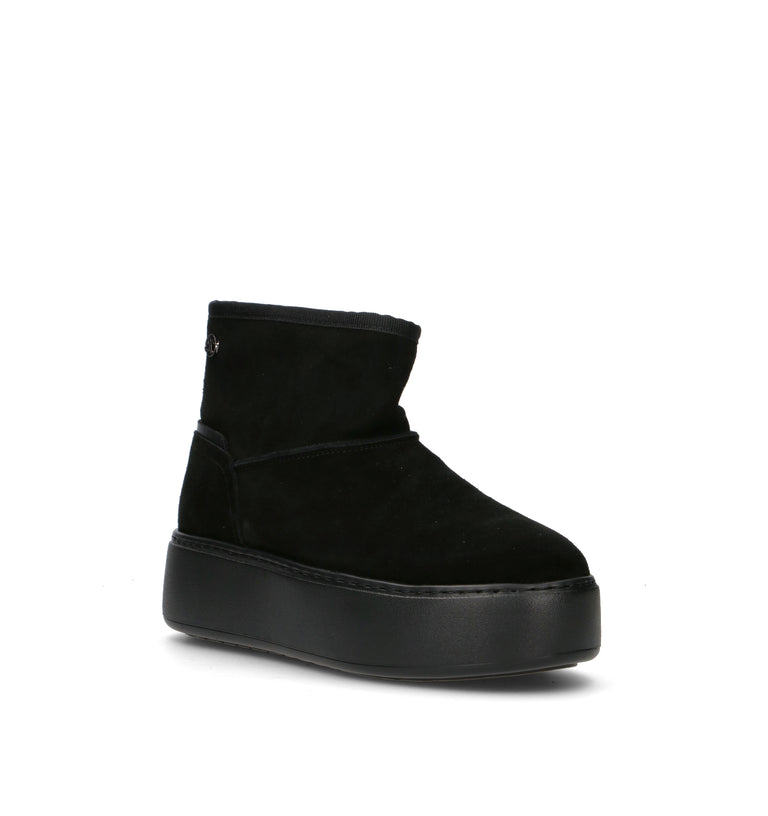 JANET&JANET Stivaletto pelo donna nero