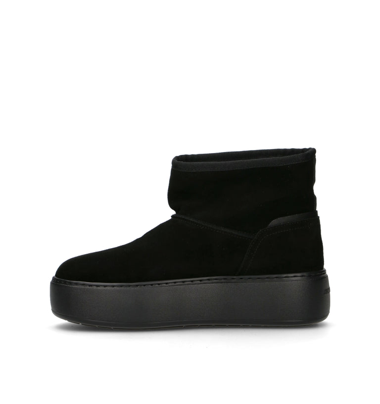 JANET&JANET Stivaletto pelo donna nero