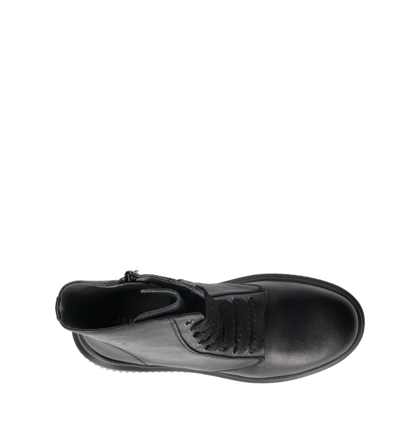 JANET&JANET Polacco donna nero in pelle