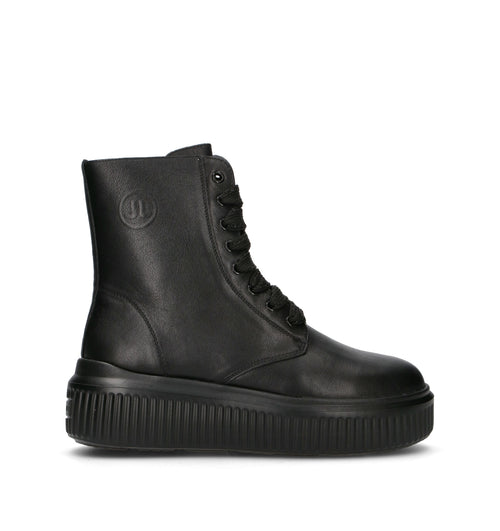 JANET&JANET Polacco donna nero in pelle