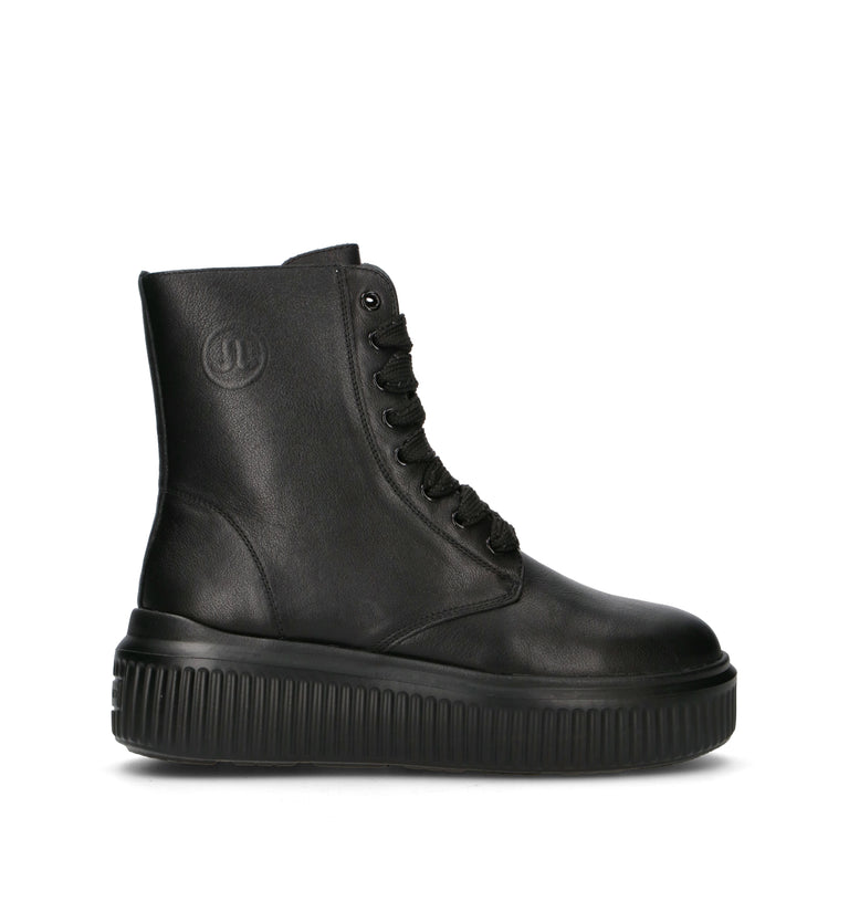 JANET&JANET Polacco donna nero in pelle