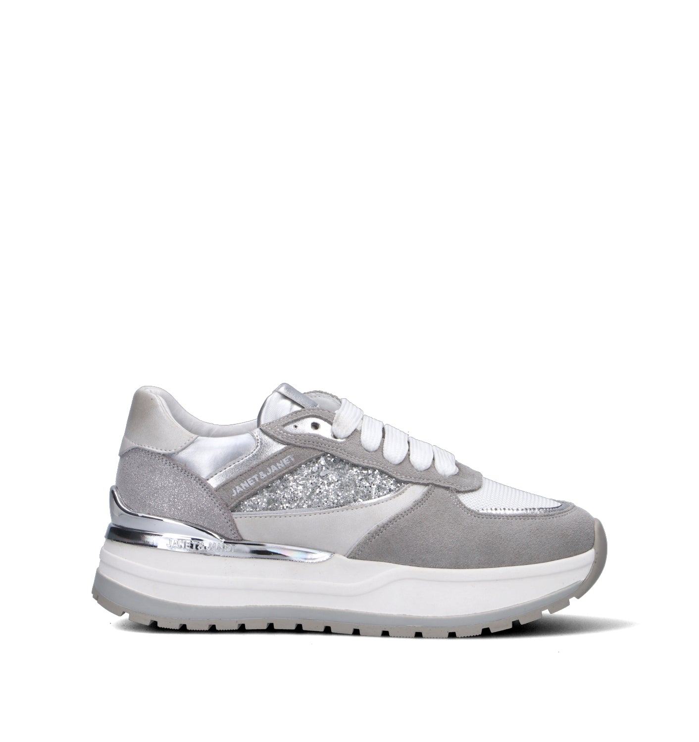 JANET&JANET Sneaker donna argento