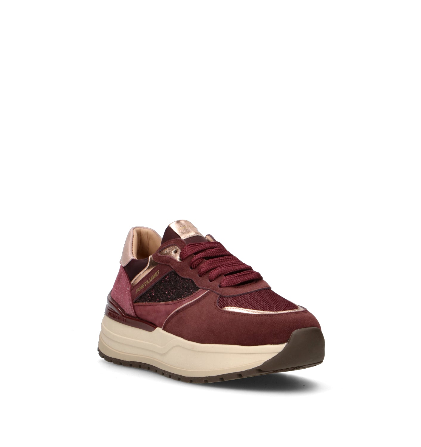 JANET&JANET Sneaker donna bordeaux