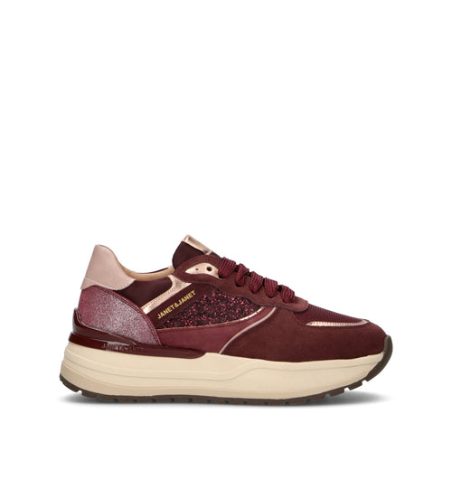 JANET&JANET Sneaker donna bordeaux