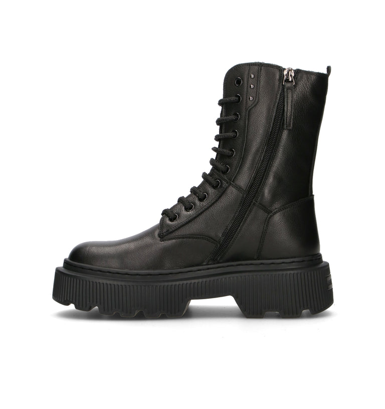 JANET&JANET Anfibio donna nero in pelle