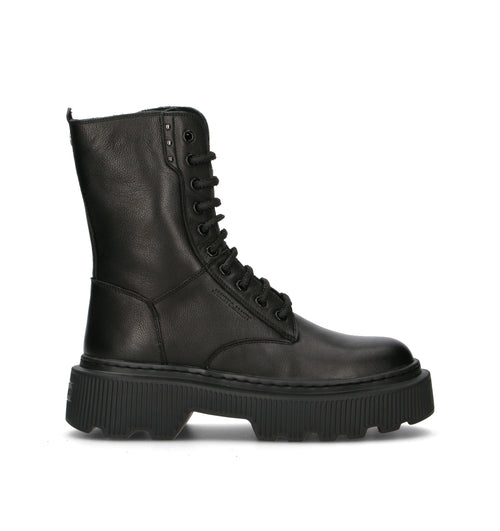 JANET&JANET Anfibio donna nero in pelle