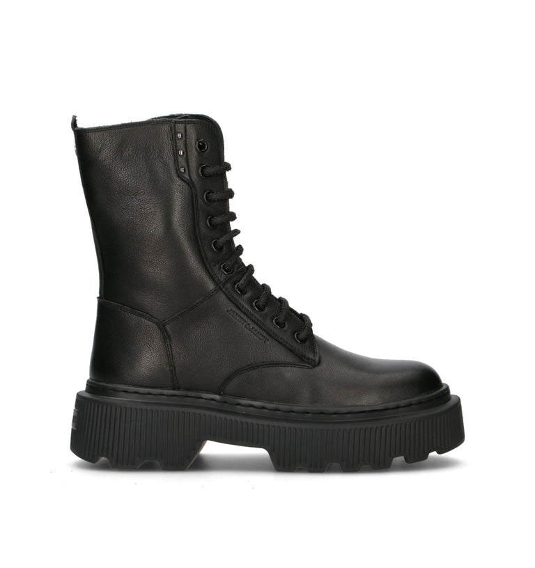 JANET&JANET Anfibio donna nero in pelle