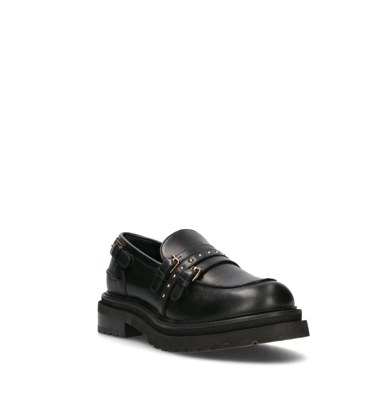 JANET&JANET Mocassino donna nero