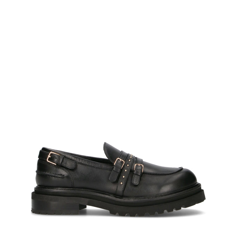 JANET&JANET Mocassino donna nero