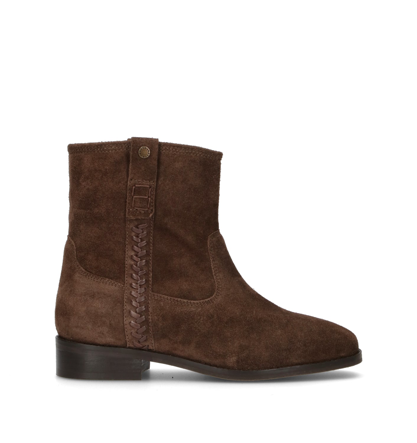 JANET&JANET Tronchetto donna marrone in suede