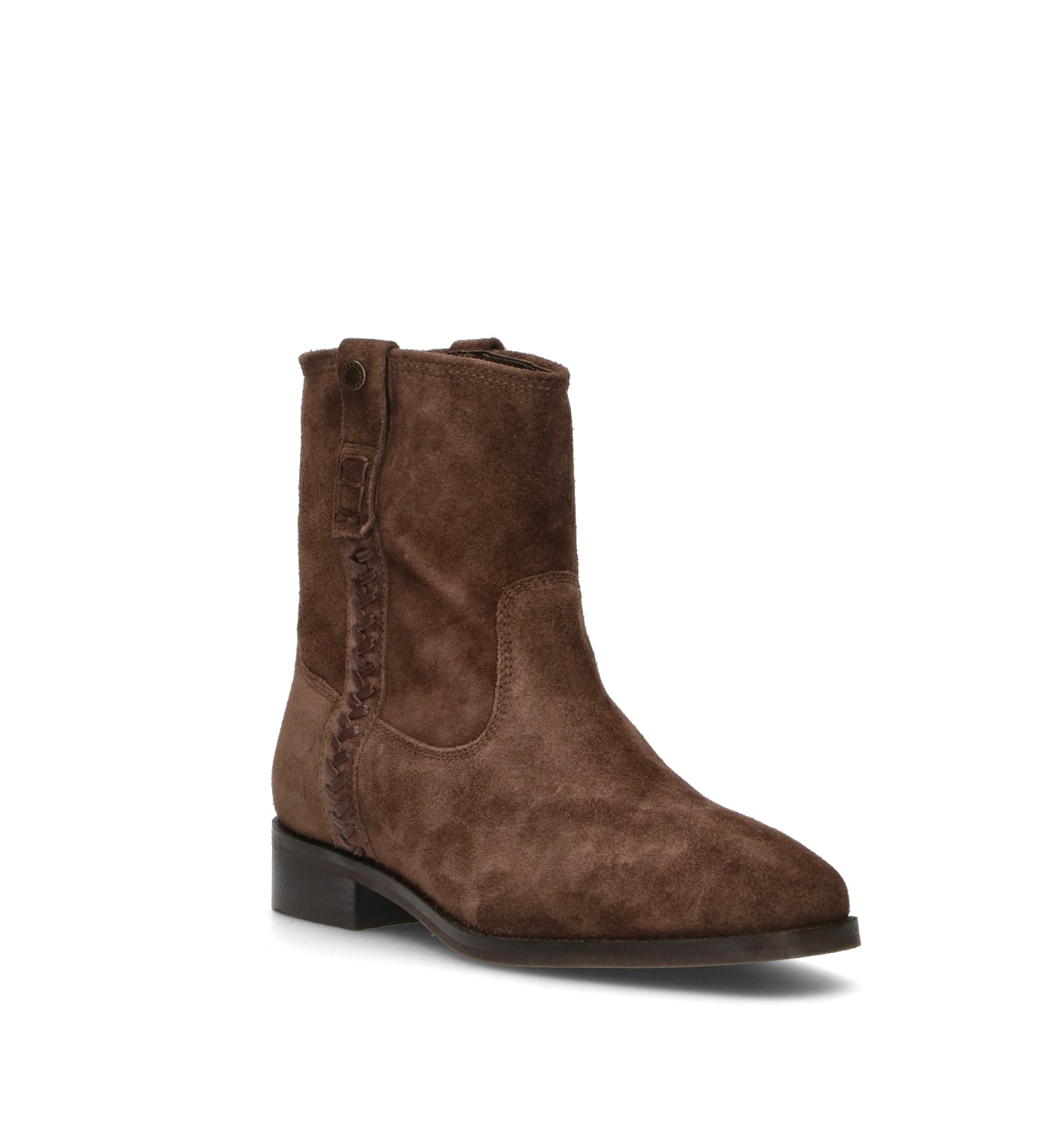 JANET&JANET Tronchetto donna marrone in suede