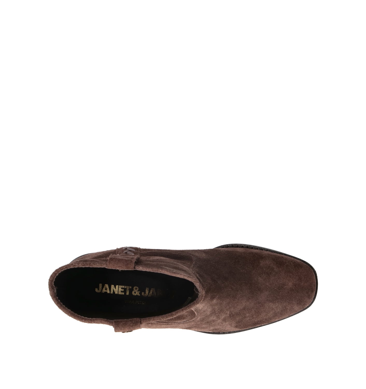 JANET&JANET Tronchetto donna marrone in suede