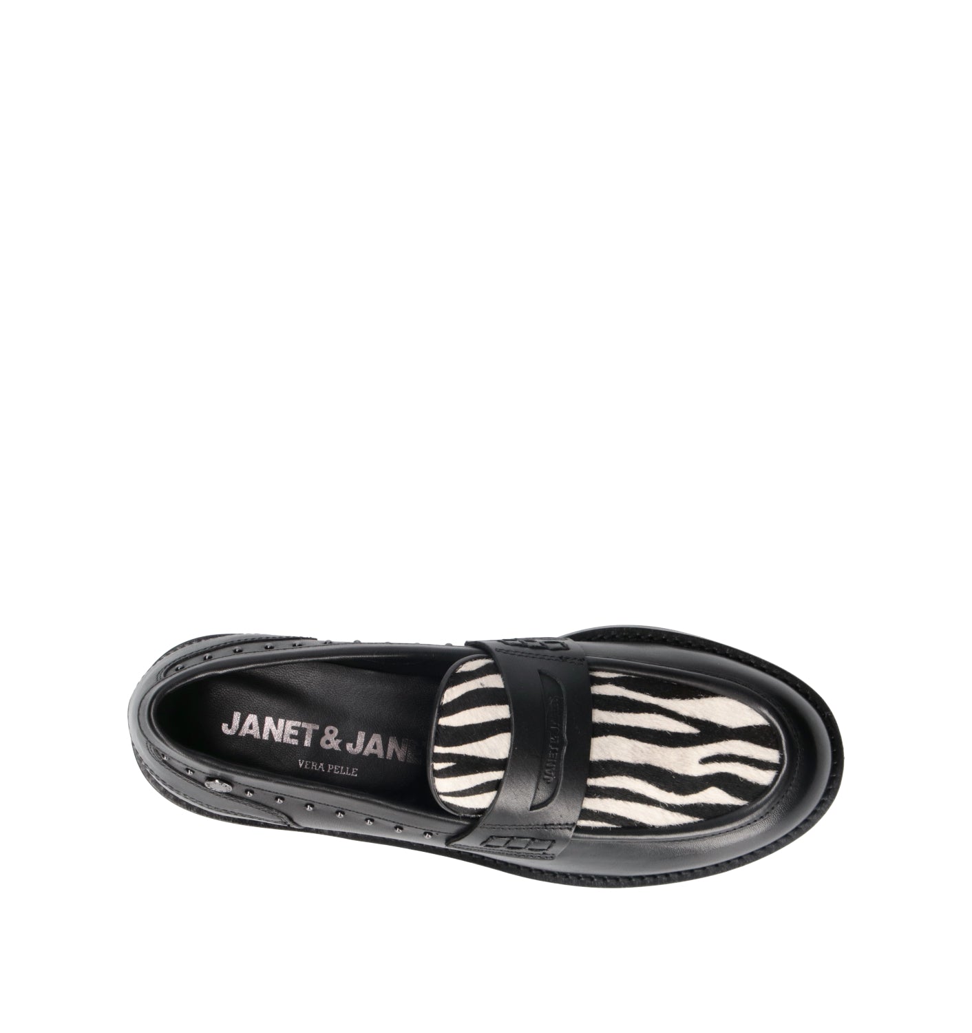 JANET&JANET Mocassino donna nero