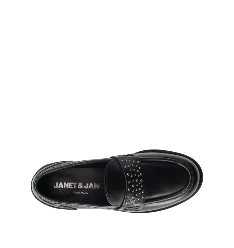 JANET&JANET Mocassino donna nero