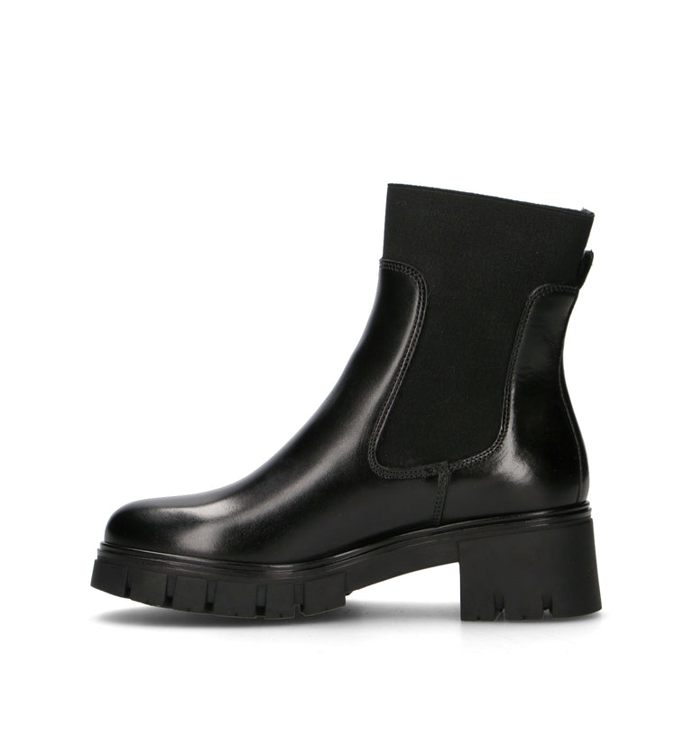 JANET&JANET Tronchetto donna nero in pelle