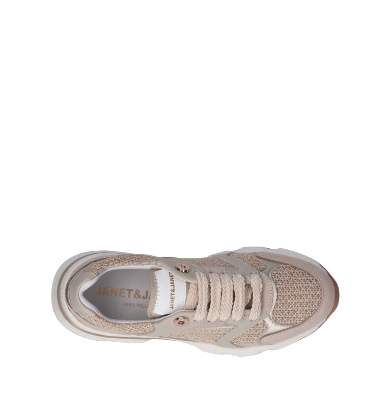 JANET&JANET Sneaker donna beige