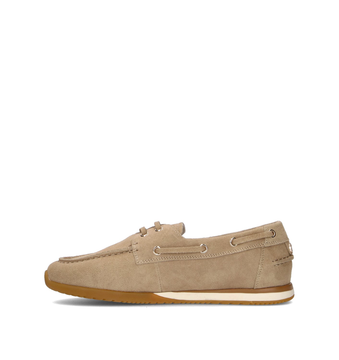 JANET&JANET Scarpa barca donna beige in suede