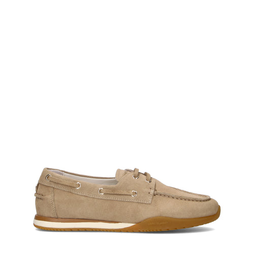 JANET&JANET Scarpa barca donna beige in suede