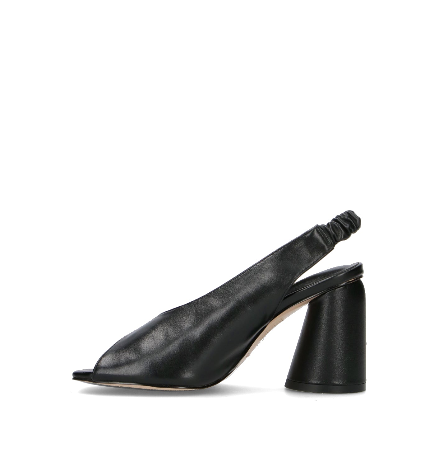 JANET&JANET Sandalo donna nero in pelle
