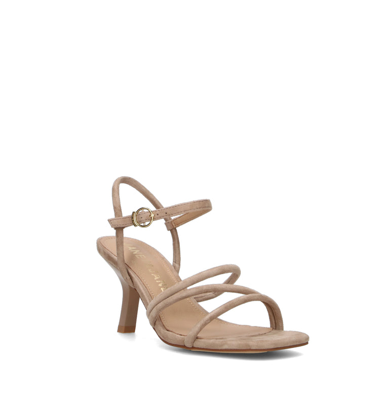 JANET&JANET Sandalo donna beige in suede