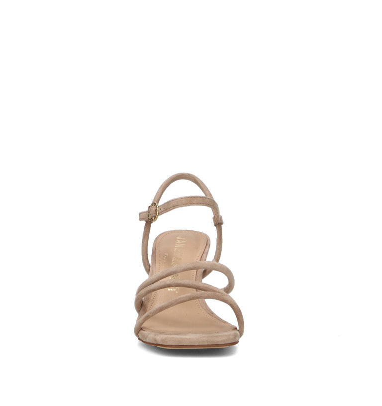 JANET&JANET Sandalo donna beige in suede