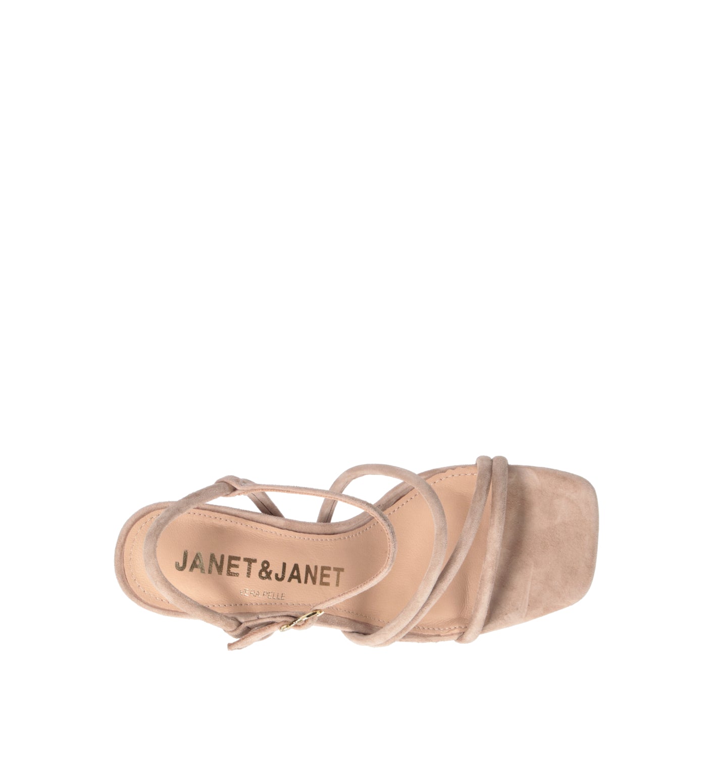 JANET&JANET Sandalo donna beige in suede