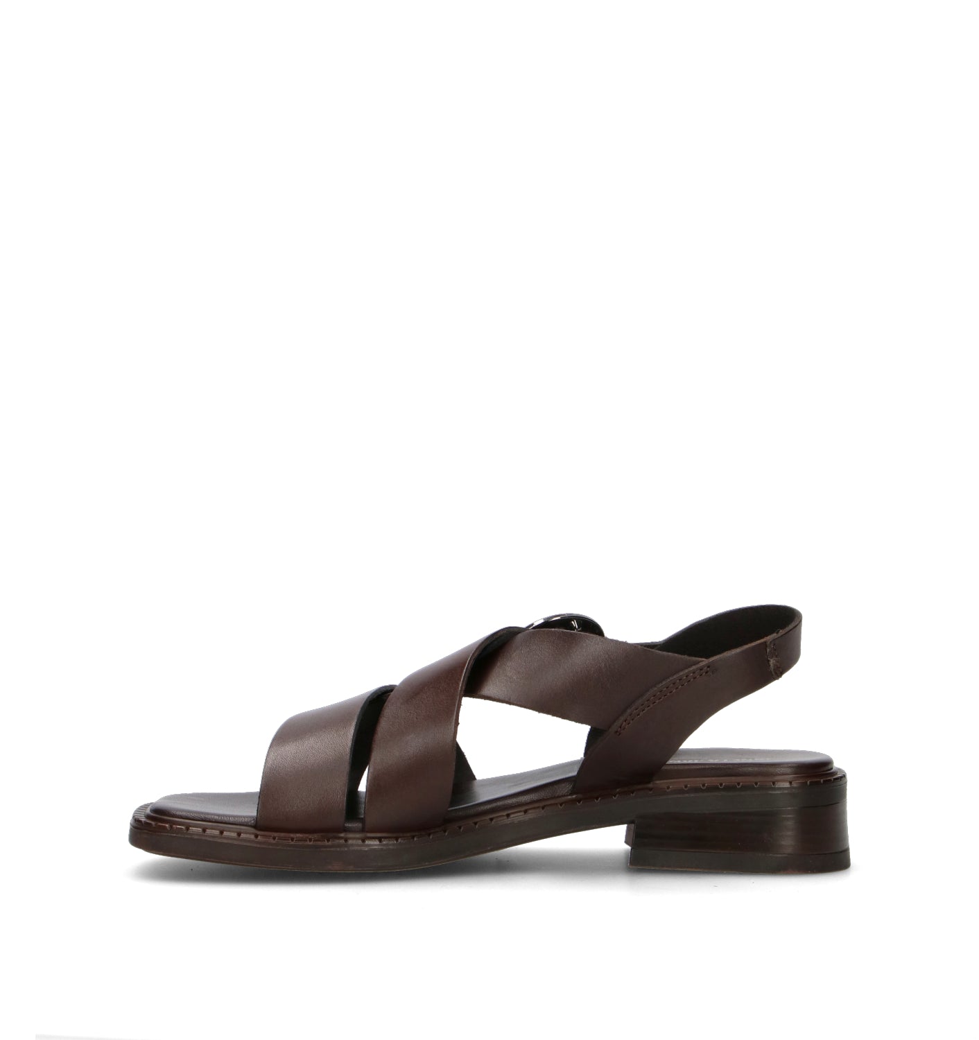 JANET&JANET Sandalo donna marrone in pelle