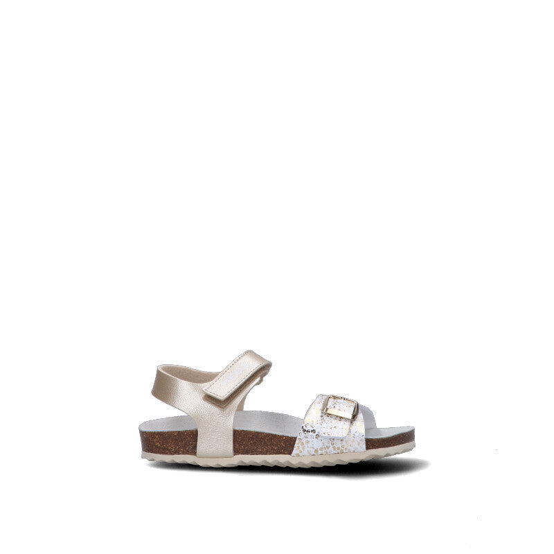 GEOX Sandalo bimba bianco/oro