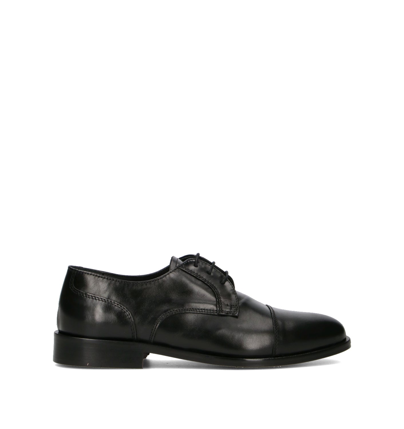 PAWELK'S Stringata uomo nera in pelle