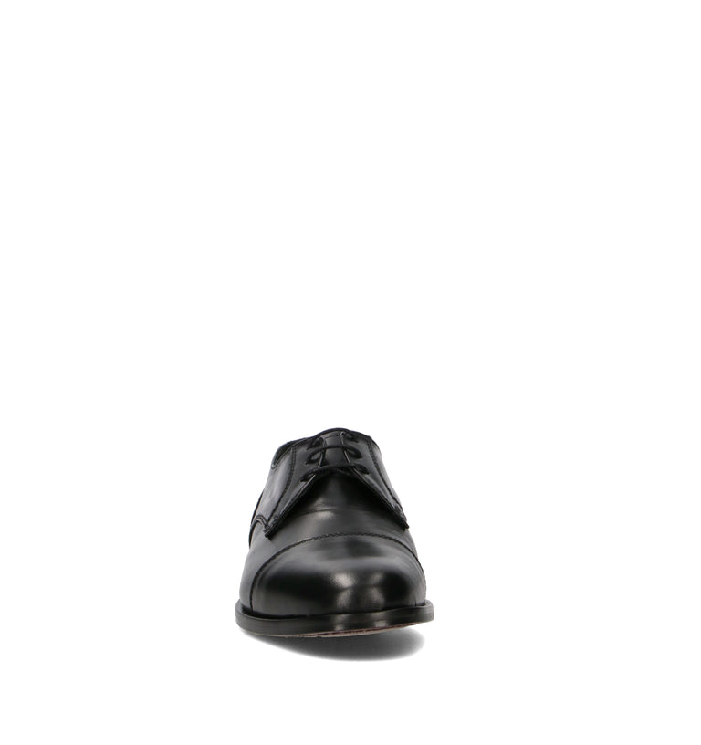 PAWELK'S Stringata uomo nera in pelle