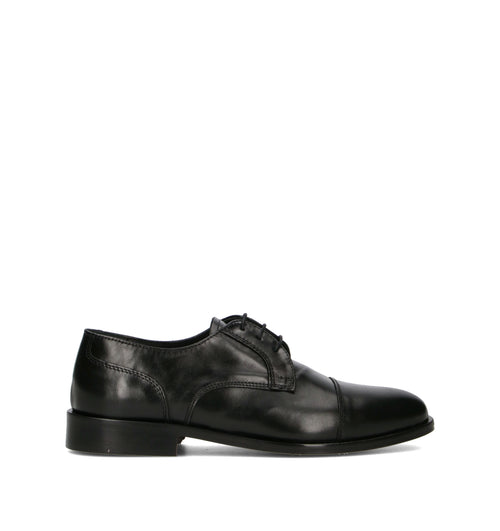 PAWELK'S Stringata uomo nera in pelle