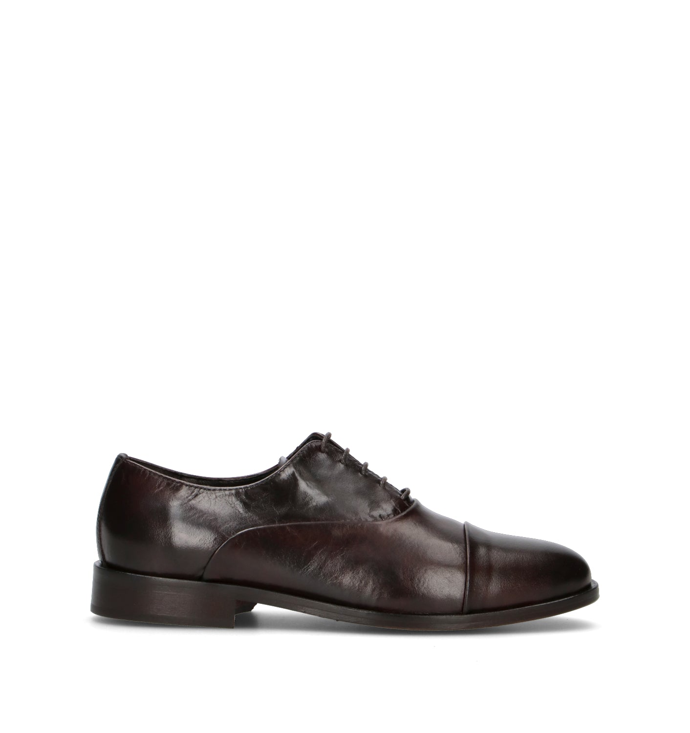 PAWELK'S Stringata uomo marrone in pelle