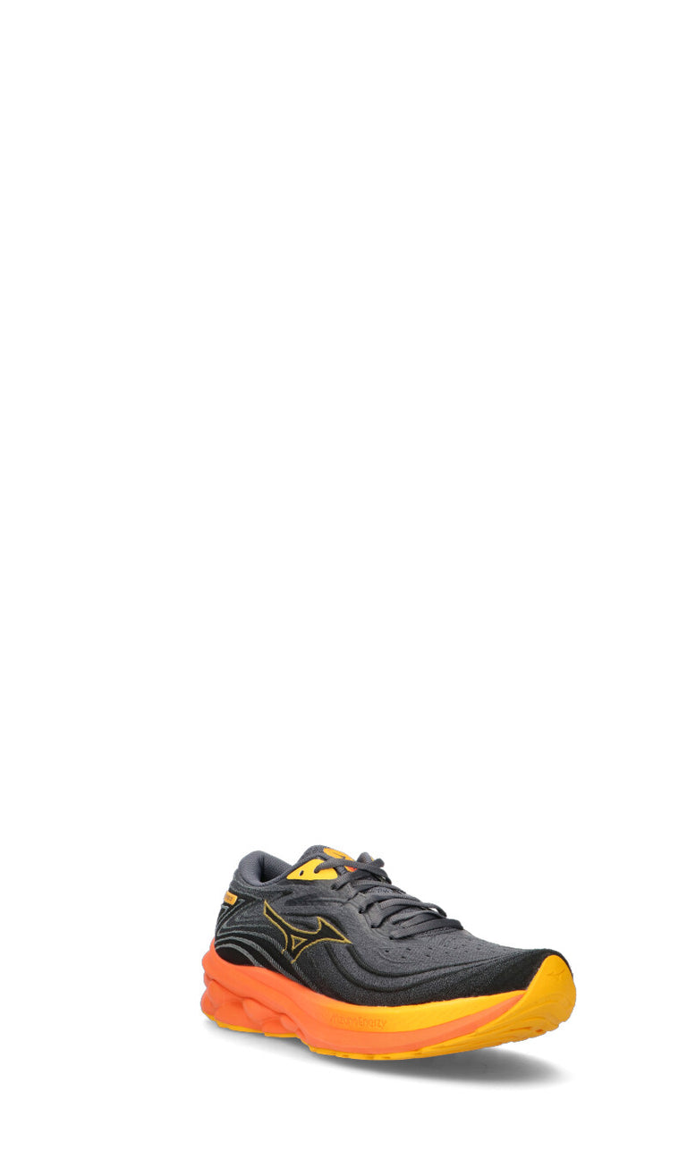 MIZUNO - WAVE SKYRISE 5 Scarpa uomo nera/arancione/gialla