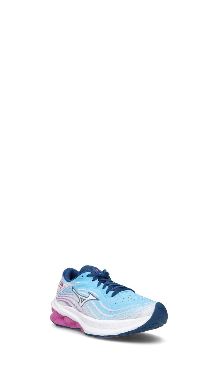 MIZUNO - WAVE SKYRISE 5 Scarpa running donna bianca/azzurra/viola
