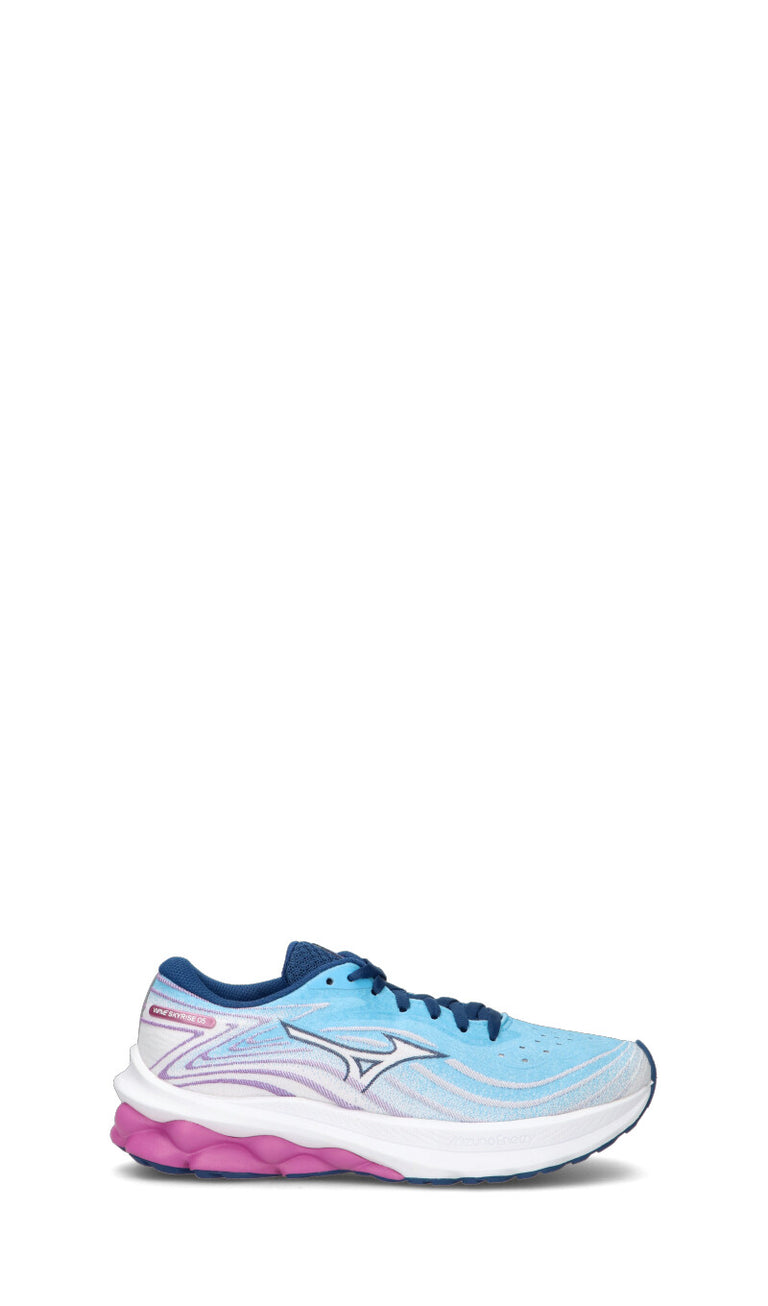 MIZUNO - WAVE SKYRISE 5 Scarpa running donna bianca/azzurra/viola